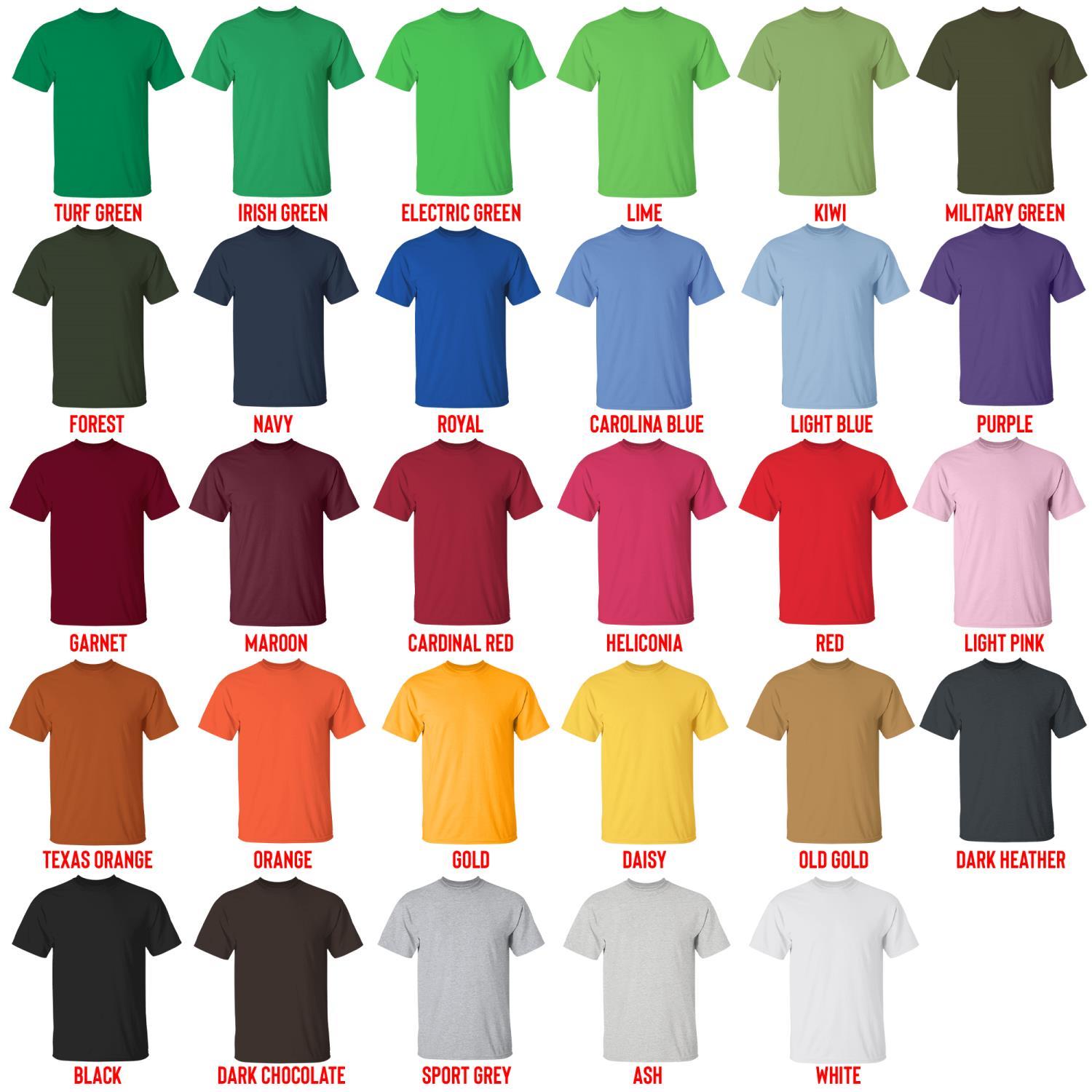 t shirt color chart - Twisted - Wonderland Merch