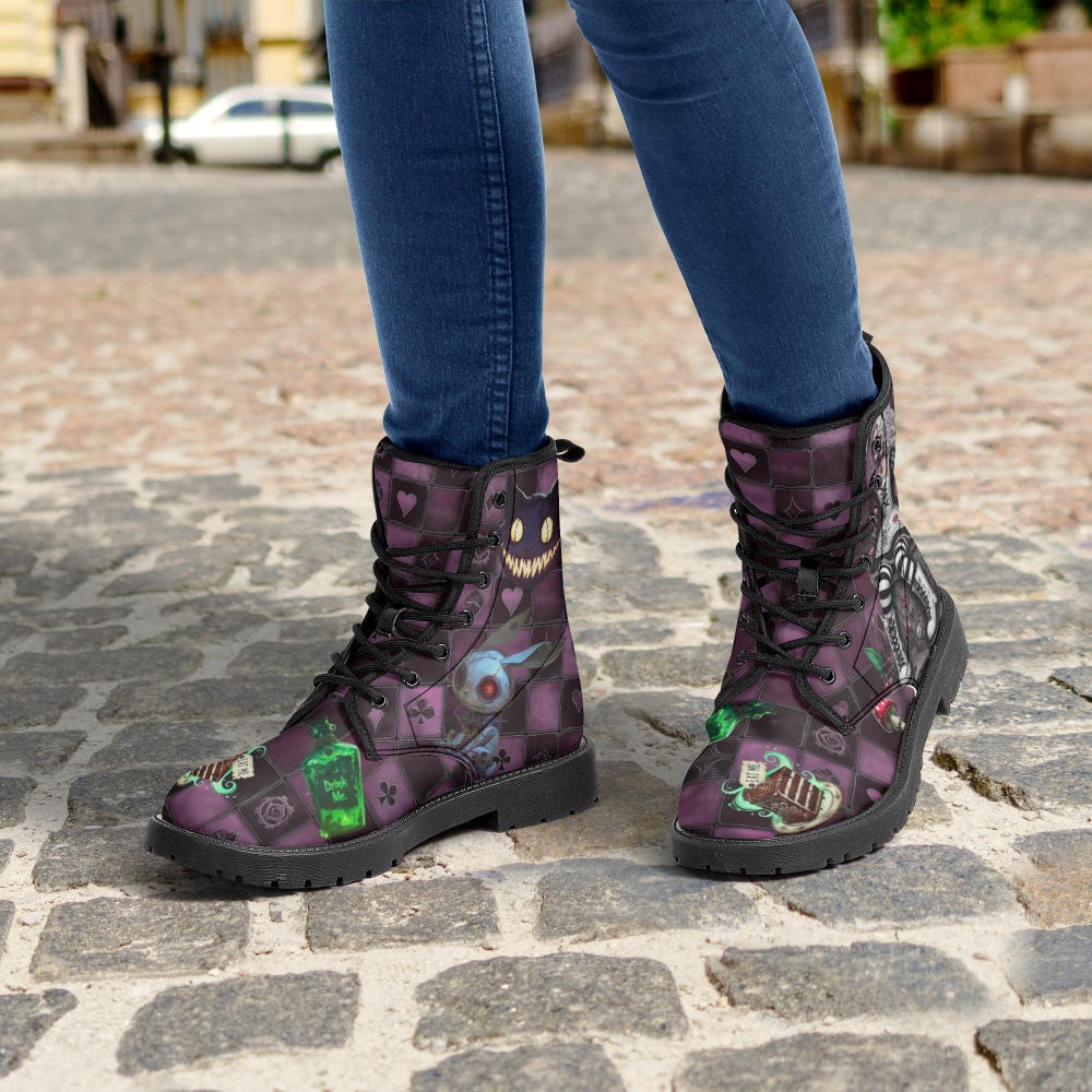 Twisted Wonderland Gothic Combat Boots - Image 8
