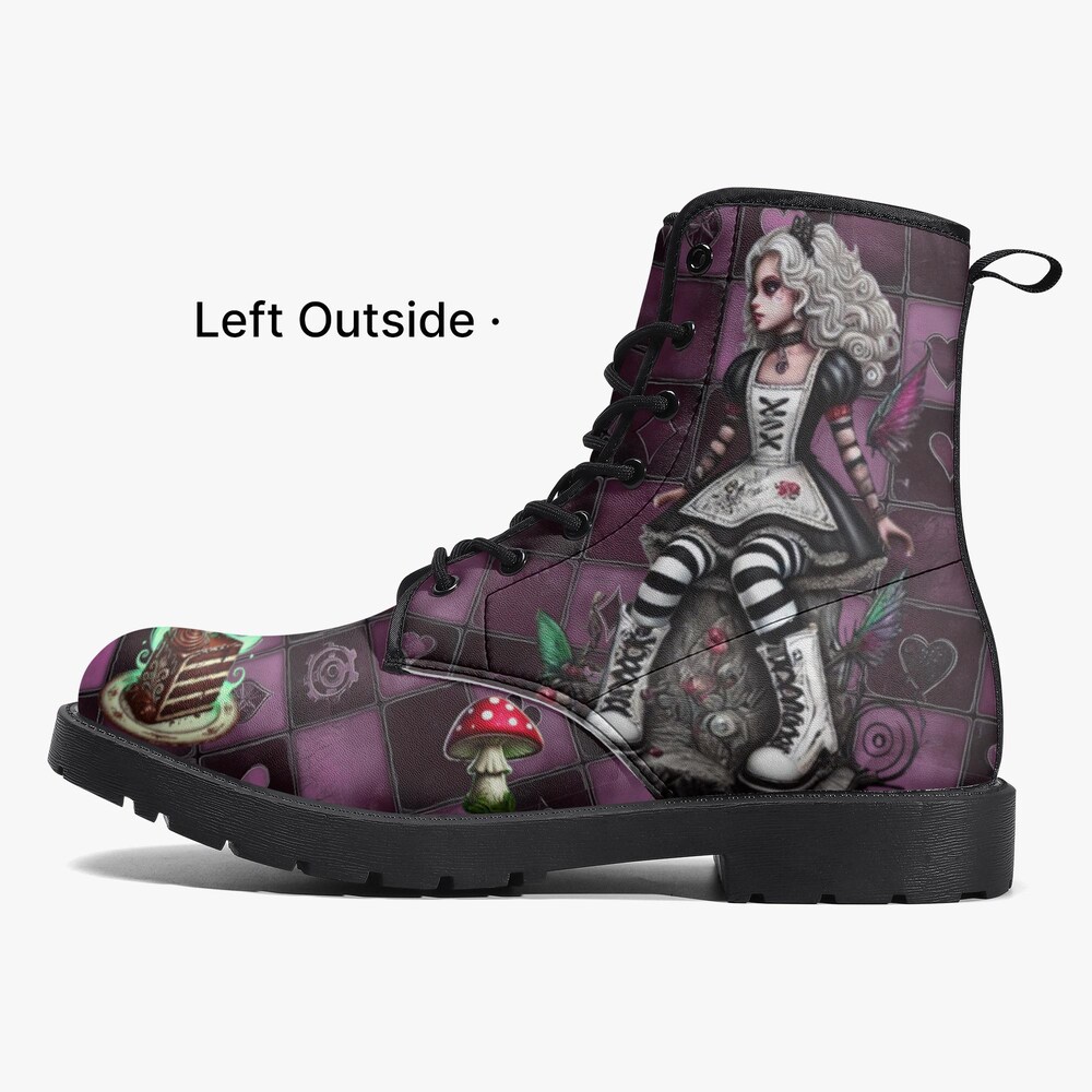 Twisted Wonderland Gothic Combat Boots - Image 2